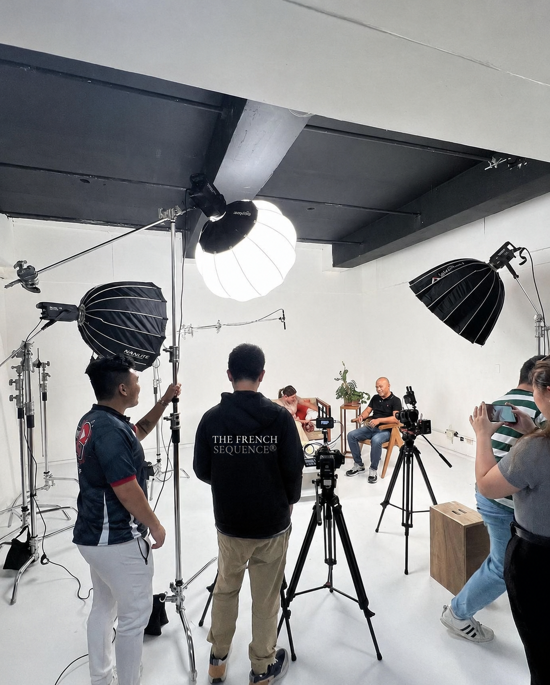 Équipe en tournage